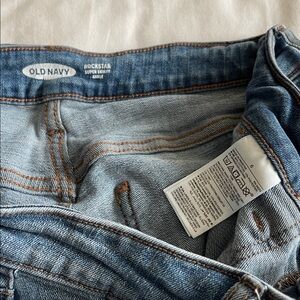 Old Navy Rockstar Ankle Jeans in Blue Denim